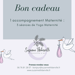 Bon cadeau Maternité : 3 séances de yoga